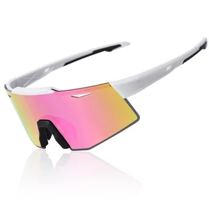 Polarized Cycling Glasses, UV 400 Sports Sunglasses Biking Goggles Running Hi... - Picture 1 of 7