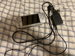 Sony PSP PlayStation Portable | PSP2000 | Silver | Works | OEM | With Charger - Picture 1 of 7