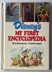 Disney Mi Primera Enciclopedia (1988) Libro Novela - Vol 4 Brachiosaurus Carlomagno - Imagen 1 de 11