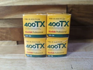 KODAK Pro 400 TX 135-36 Blk/Wht Negative Film Lot of 4 Exp 2022 - Picture 1 of 2