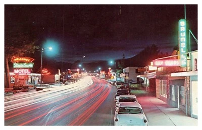 postcard Main Street U. S. Highway 70 Ruidoso New Mexico A7652 - Image 1 of 2