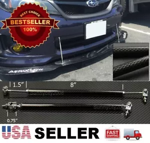 Carbon 8"-11" Adjustable Rod Stabilizer For Chevy Bumper Lip Diffuser splitter - Picture 1 of 4