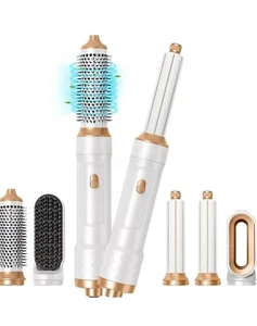5 in 1 Haarstyler Trocknerbürste | Heißluft Lockenstab, Glätteisen, Volumizer, 1000W - Bild 1 von 8