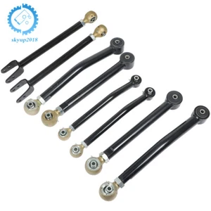 8PCS Adjustable Control Arms 07-18 For Jeep Wrangler JK 0-6" Lift Kits - Picture 1 of 12