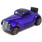 Hot Wheels Redline Classic '36 Ford Coupe 1968 Purple Made In United States