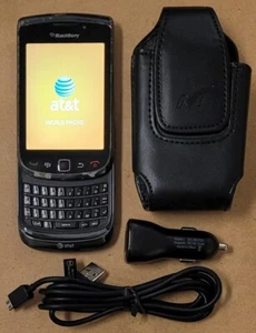 Smartphone BlackBerry Torch 9800 - Negro y Plateado (AT&T) Raro - Incluido - Imagen 1 de 6