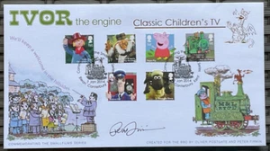 PETER FIRMIN Signed 7.1.2014 Classic Children’s Television FDC Ivor the Engine - Picture 1 of 13