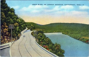Jonas Bluff Lookout Mountain Chattanooga Tennessee Postcard Unposted - Picture 1 of 2