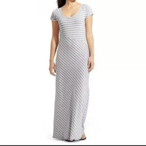 Nuevo con etiquetas Camiseta Athleta a Rayas Maxi Vestido Talla Pequeña - Imagen 1 de 11
