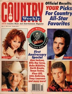Country Weekly Magazine May 9 1995 1st Anniversary Reba McEntire Lorrie Morgan - Picture 1 of 3
