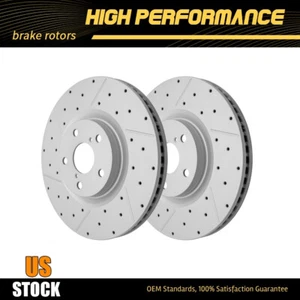 Rotores de freno delanteros perforados AWD para Lexus IS300 IS350 GS350 RC350 RC300 GS450h - Imagen 1 de 6