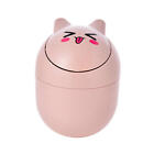 Car Mini Cat Trash Can Compact Trash Bin For Desk Small Garbage Container