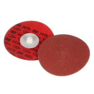 Cubitron II Roloc Durable Edge Disc 947A, 120+, X-weight, TR, Red, 3", Die R300V - Picture 1 of 1