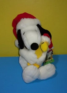Peluche de vacaciones de cacahuetes edición especial de 18" Santa Snoopy y Woodstock Kohls Care  - Imagen 1 de 4
