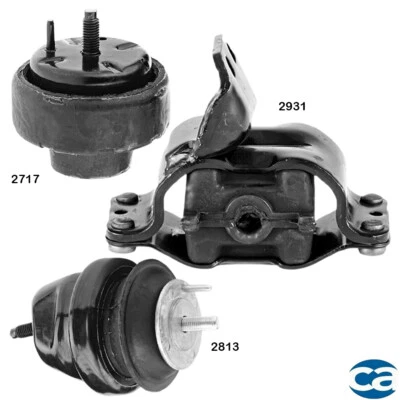 Kit de 3 piezas de soportes de motor y transmisión para Ford Windstar 3,8 L 99-03 Foto 1 de 4