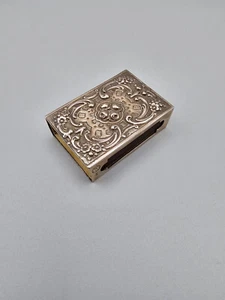 Silber Streichholzbox 800 er - Bild 1 von 8