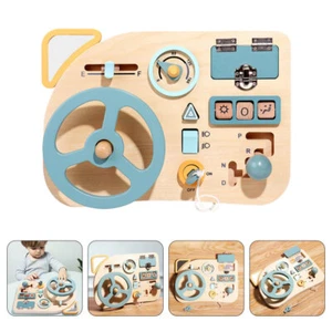 Lenkrad Spielzeug Kind Reisen Kleinkind Montessori Busy Board Auto - Bild 1 von 12