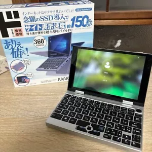 NANOTE NEXT UMPC-03-SR Windows 11 Intel HD Graphics 505 8GB 64GB SSD Japan - Picture 1 of 14