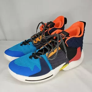 Nike Jordan Why Not Zero.2 Russell Westbrook Youth 7 Womens 8.5 Black Red Blue - Picture 1 of 12