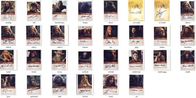2015 Cryptozoic The Hobbit: Desolation of Smaug Autograph Card - YOU PICK - Image 1 of 2