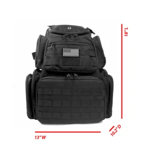 Mochila de alta resistencia K-Cliffs de 18", compartimento de almacenamiento dedicado y correa - Imagen 1 de 11