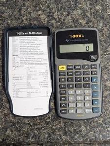 Texas Instruments TI-30Xa Scientific Calculator Grey WORKS - Picture 1 of 1