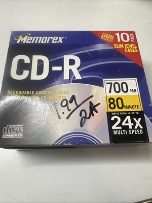 CD-R Recordable Compact Discs For Computer CD Writers - Image 1 of 3