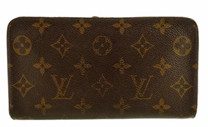 Authentische Louis Vuitton Monogramm Canvas Leder Reißverschluss Clutch Geldbörse * Reißverschluss Ausgabe * - Bild 1 von 11