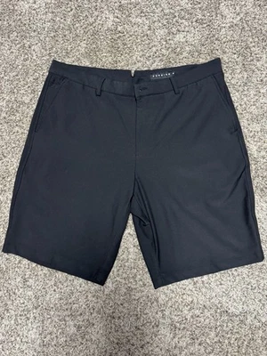 Shorts Dunning Masculino Tamanho 36 Preto 9" Costura Interna Casual Performance Golfe Chino - Imagem 1 de 4