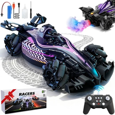 RC Stunt Car, 4WD Ferngesteuertes Auto ab4-10 Jahre, Geländewagen mit Sprühnebel - Bild 1 von 4
