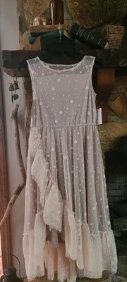 Vestido Joyfilm Gracie Crudo Talla 12 Cottagecore Boho Flor Niña Concurso Nuevo con Etiquetas Foto 1 de 4