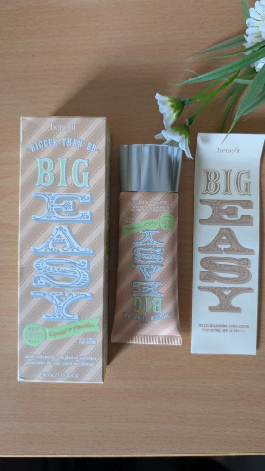 Benefit Big Easy Bigger Than BB - Liquid to Powder Foundation 05 Beige 35ml NEW - Image 1 of 4