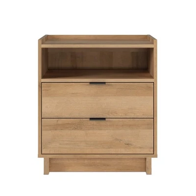 Simply Modern 2 drawer nightstand - Image 1 of 4