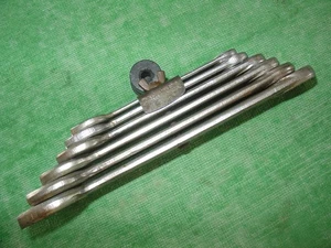 VINTAGE INDESTRO #900-6A STACKABLE WRENCH SET 3/8-7/8 SELECT STEEL MADE IN USA - Picture 1 of 10