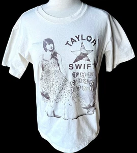 TAYLOR SWIFT ~ ERAS TOUR T-Shirt ~ Distressed ~ Sz M ~ Official Dbl Sided ~ NWOT - Picture 1 of 6