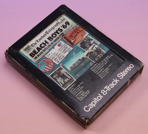 The Beach Boys - Live in London 1969 - 8-Track Tape Capitol Black Cartridge - Foto 1 di 8