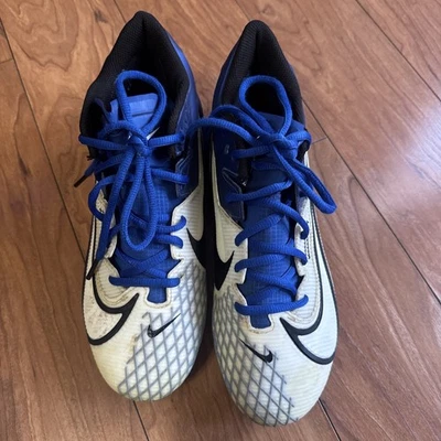 Nike Mens Vapor Edge Elite 360 2 Football Cleats DA5457-414 Blue White Size 7.5 - Image 1 of 4