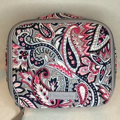 Vera Bradley GRAMERCY PAISLEY Bolso de almuerzo aislado / Cosméticos / Bolso de viaje Difícil de encontrar Foto 1 de 4