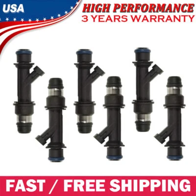 For Oldsmobile Aurora 3.5L 2001 2002 Intrigue 3.5L 2000-2002 6Pcs Fuel Injector — 第 1/4 张图片