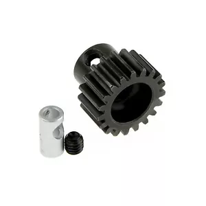 Engranaje de piñón de acero GDS Racing M0.8 19T para eje de 1/8" (3.175 mm) y 5 mm - Imagen 1 de 3