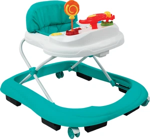Lauflernhilfe Baby Walker Lauflernwagen Babywalker Gehfrei Laufhilfe Türkis - Bild 1 von 1