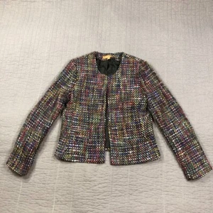 Giacca Ellen Tracy donna 8 blazer colorato tweed testurizzato carriera ufficio - Foto 1 di 23