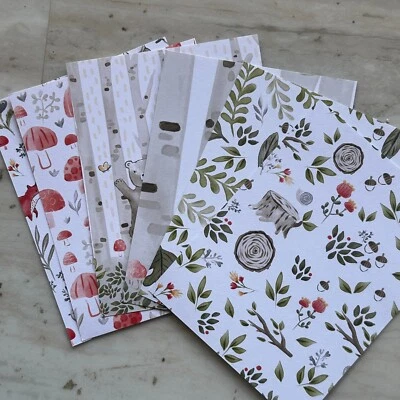 Stampin' Up! Papel Happy Forrest Friends Designer Series Paquete de 4 x 5,25" Foto 1 de 3