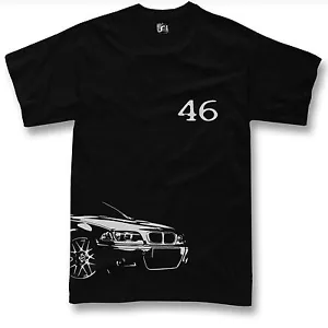 T-shirt for bmw e46 m3 fans 320 323 325 t shirt + Langarm - Bild 1 von 7