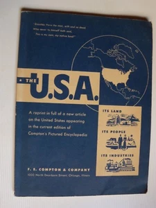 The U.S.A. - its land its people its industries - 1952 - F.E. Compton & Company  - Picture 1 of 1