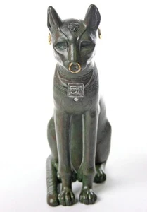 Bastet Ägyptische Katze Statue Gayer-Anderson Museum Replik Parastein EG01 - Bild 1 von 5