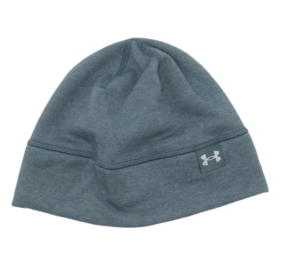 Under Armour Men Blue Run Beanie 4-Way Stretch Reflective Fleece Cap OSFM - Bild 1 von 4