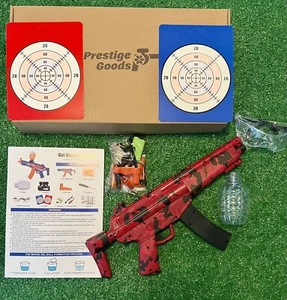 MP5 Splatter Ball Blaster (Red/Black) - Fully Automatic Electric Gel Blaster - Picture 1 of 4