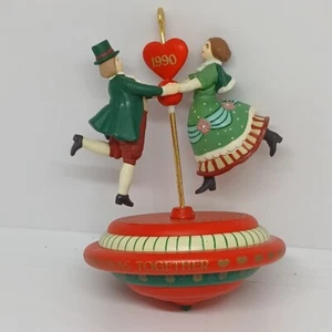 Tarjetas Carlton 1989 Adorno WONDERLAND VALS Primera Navidad Juntos De Colección - Imagen 1 de 5