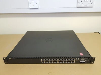 Dell Networking N2024P 24 Port Gigabit PoE+ Ethernet Switch 2x 10G SFP+ 5RFWR  - Image 1 of 2